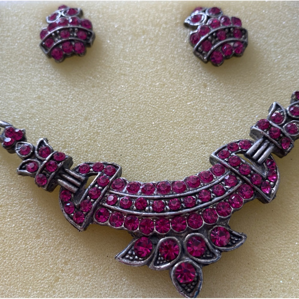 Sparkly Necklace and Earring Set